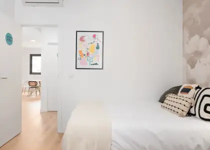 Habitación en piso compartido de 3 habitaciones en alquiler en La Bresca, Málaga. en Málaga