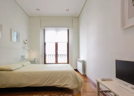 Habitación en un apartamento compartido de 4 dormitorios en alquiler en Abando, gastos incluidos, perfecto para profesionales y estudiantes en Bilbao